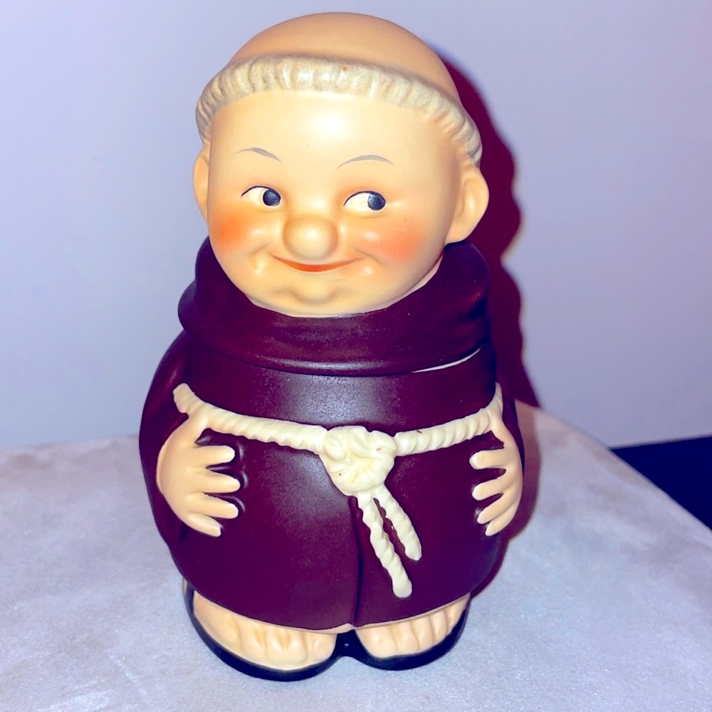 Vintage Goebel Friar Tuck Creamer & Sugar Hummel Figurines Original Pamphlet EUC - Picture 2 of 16